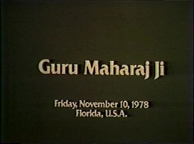 Prem Rawat Inspirational Speaker at Hans Jayanti 1978