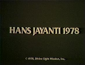 Hans Jayanti Festival November 1978