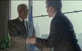 Jeremy Gilley with Kofi Annan